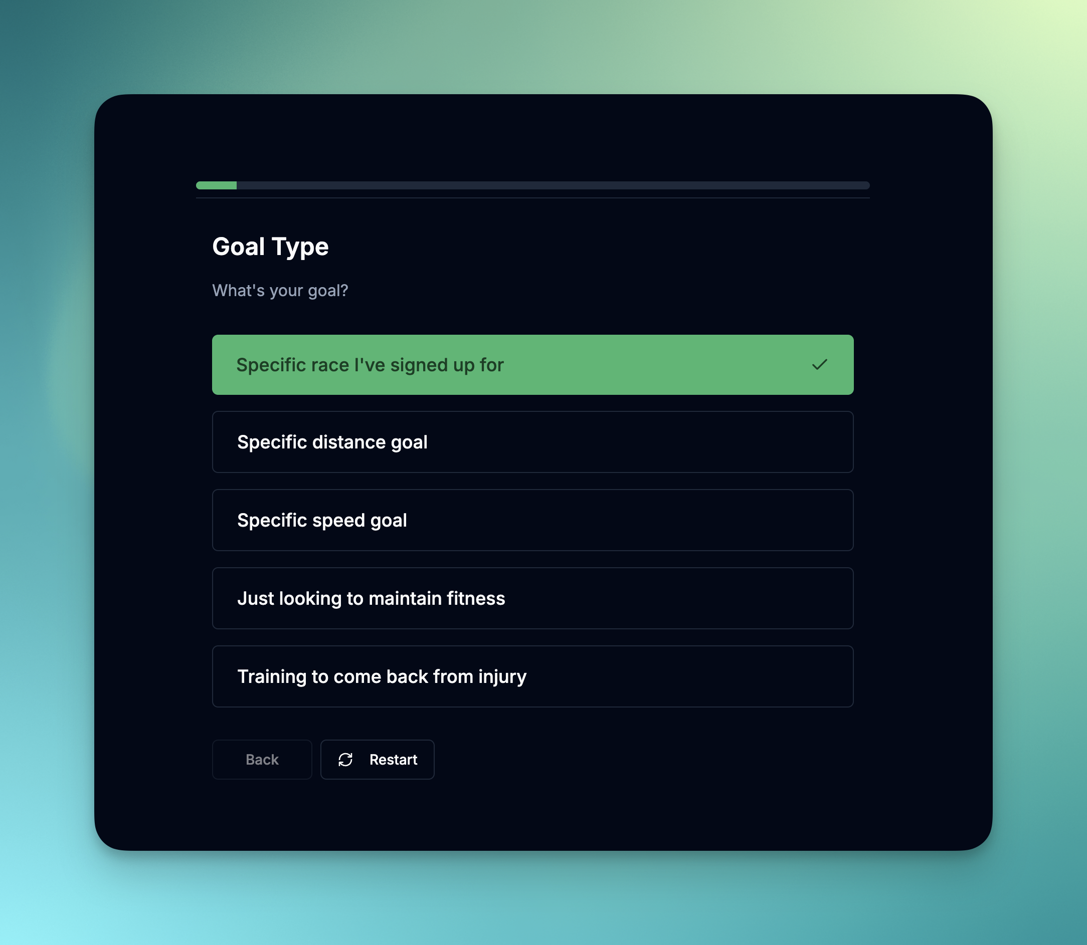 Create your plan Preview